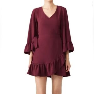 DREW "Mai" Drape Sleeve Dress Women's Size XS